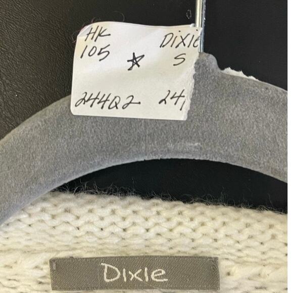 Dixie Sweater Women's Small Striped CIAO Graphic Cropped Made in Italy - Picture 3 of 5